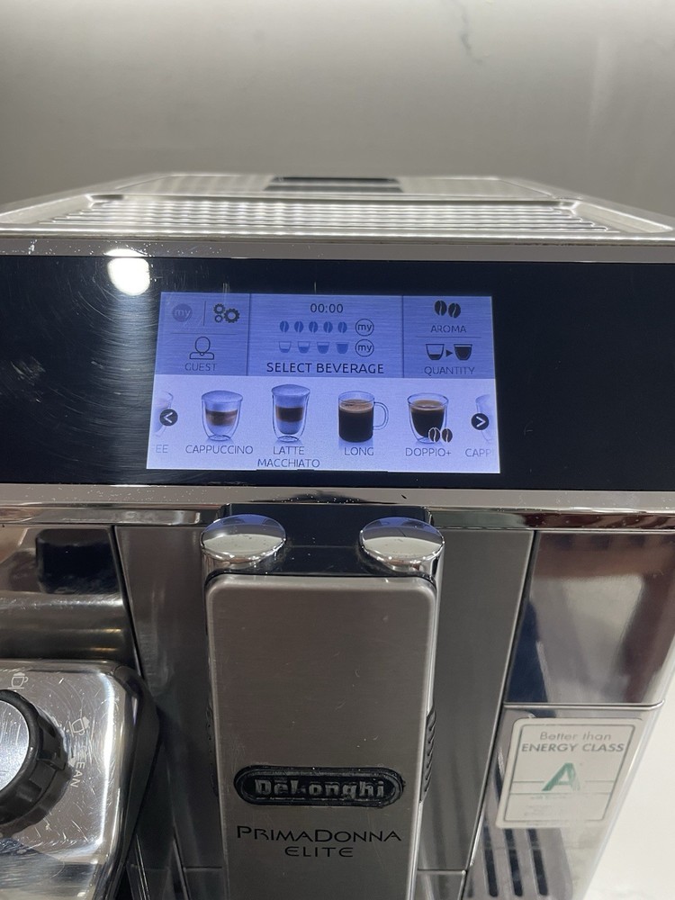 DeLonghi PrimaDonna Elite Experience ECAM 650.75.MS Coffee Machine – Serviced, E