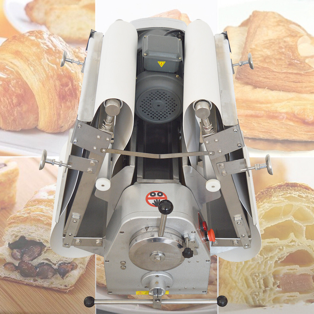 110V Commercial Dough Sheeter Roller Cake Bread Maker Crisp Pastry Machine