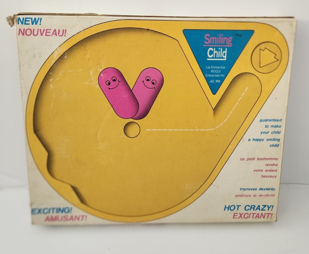 Smiling Child  (Mr. Blick) Jumping Bean Game - 1990s