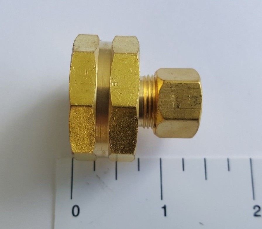 1 Pack XFITITNG 3/8" OD Comp. X 3/4" FHT Garden Hose Threaded Female Adapter