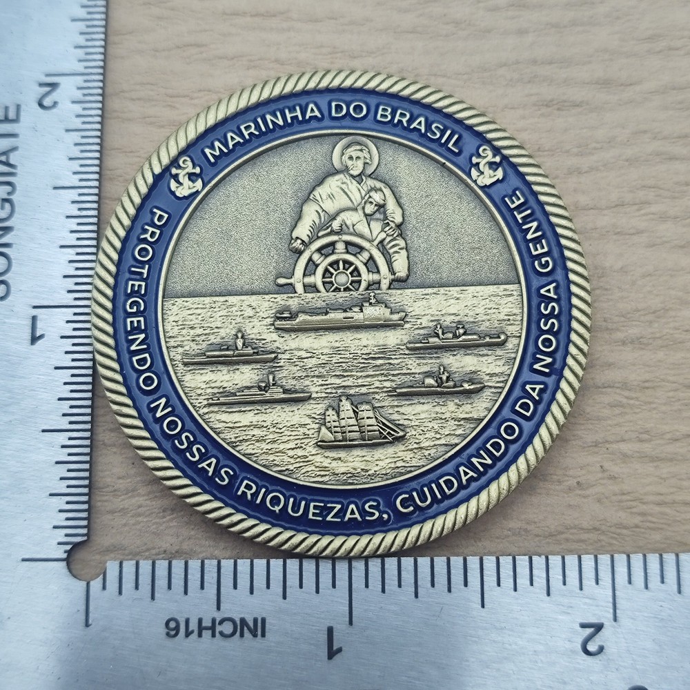 Brazilian Navy Surface Force Command Challenge Coin