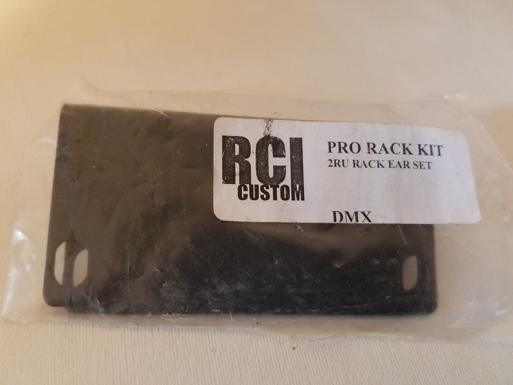 RCI Custom DMX Pro Rack Ear Support Kit for 2RU Brackets