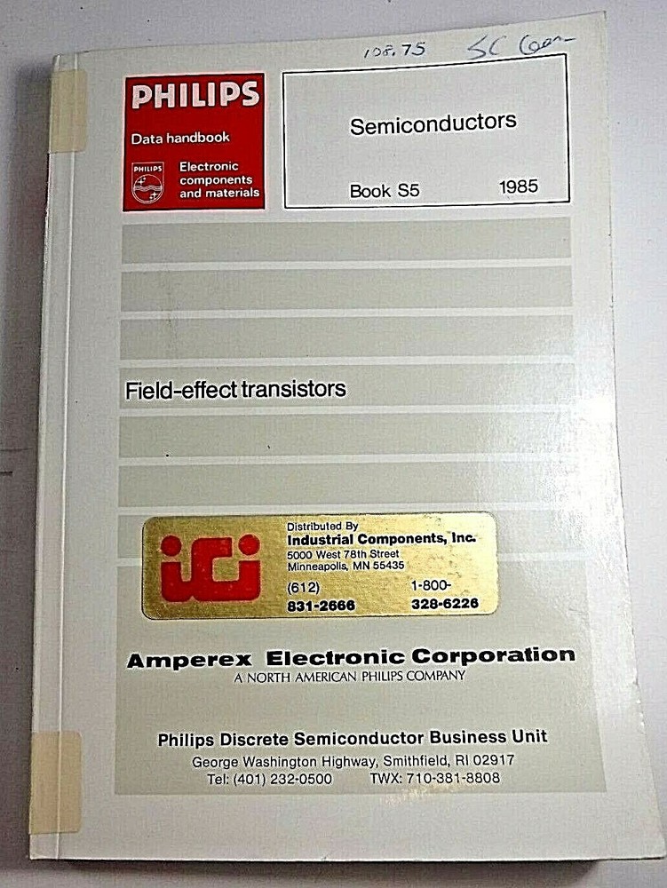 Philips Semiconductors Book S5 1985 Field-Effect Transistor Data Handbook