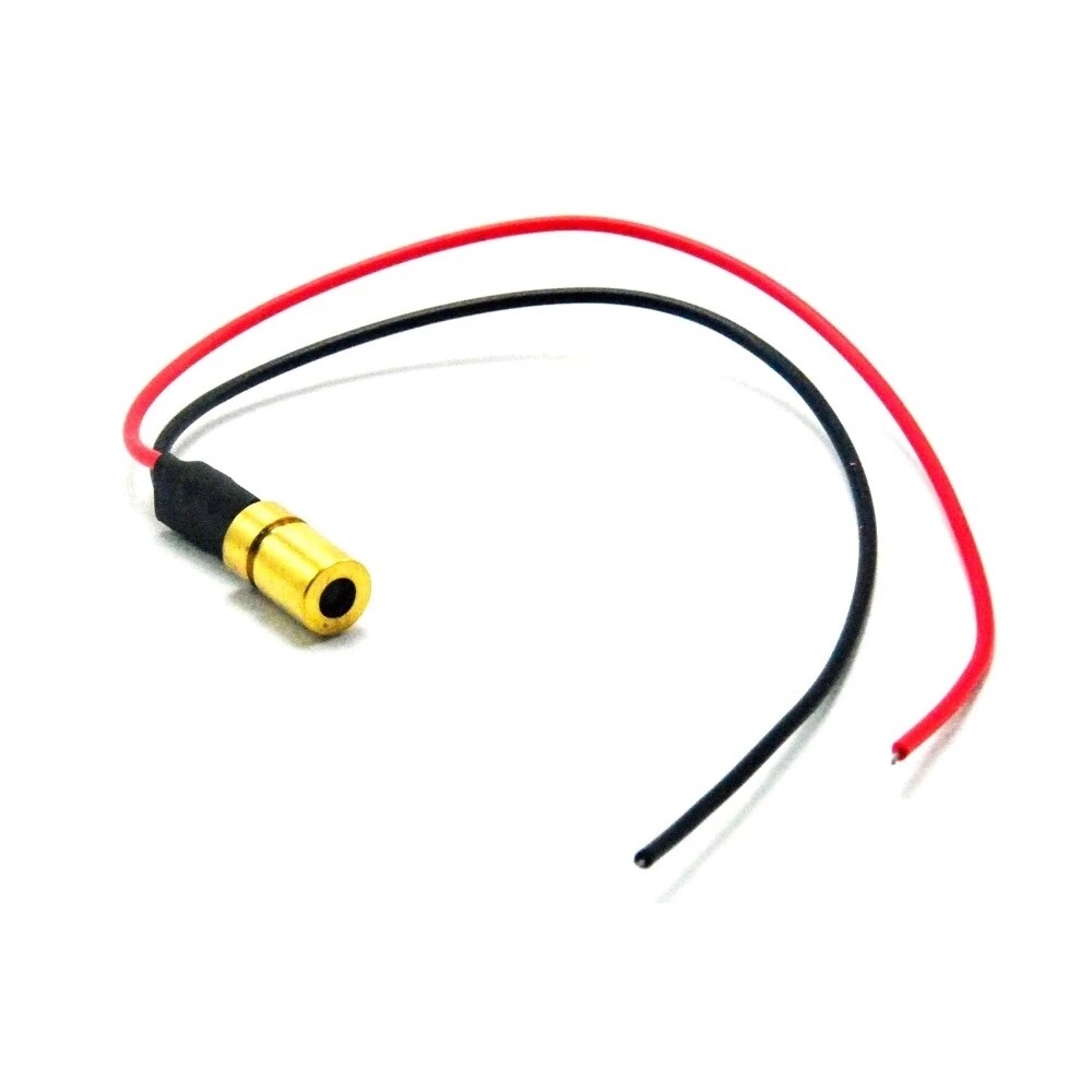 3pcs Adjustable Mini 635nm 3mw Orange Red Laser Module Focus Dot Head 3V Driver