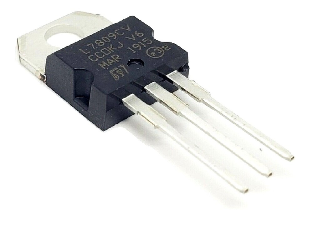 5PCS STMicroelectronics L7809CV Voltage Regulator IC REG LINEAR 9V 1.5A TO220AB