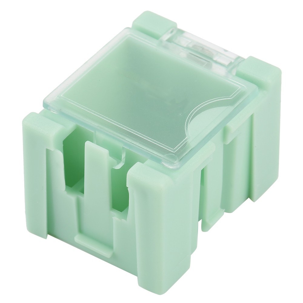 50Pcs Green SMT SMD Container Box Electronic Components Mini Storage Case New
