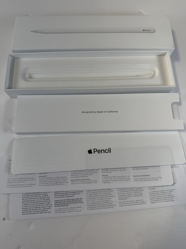 Apple Pencil Box Only With Manual Model A2051