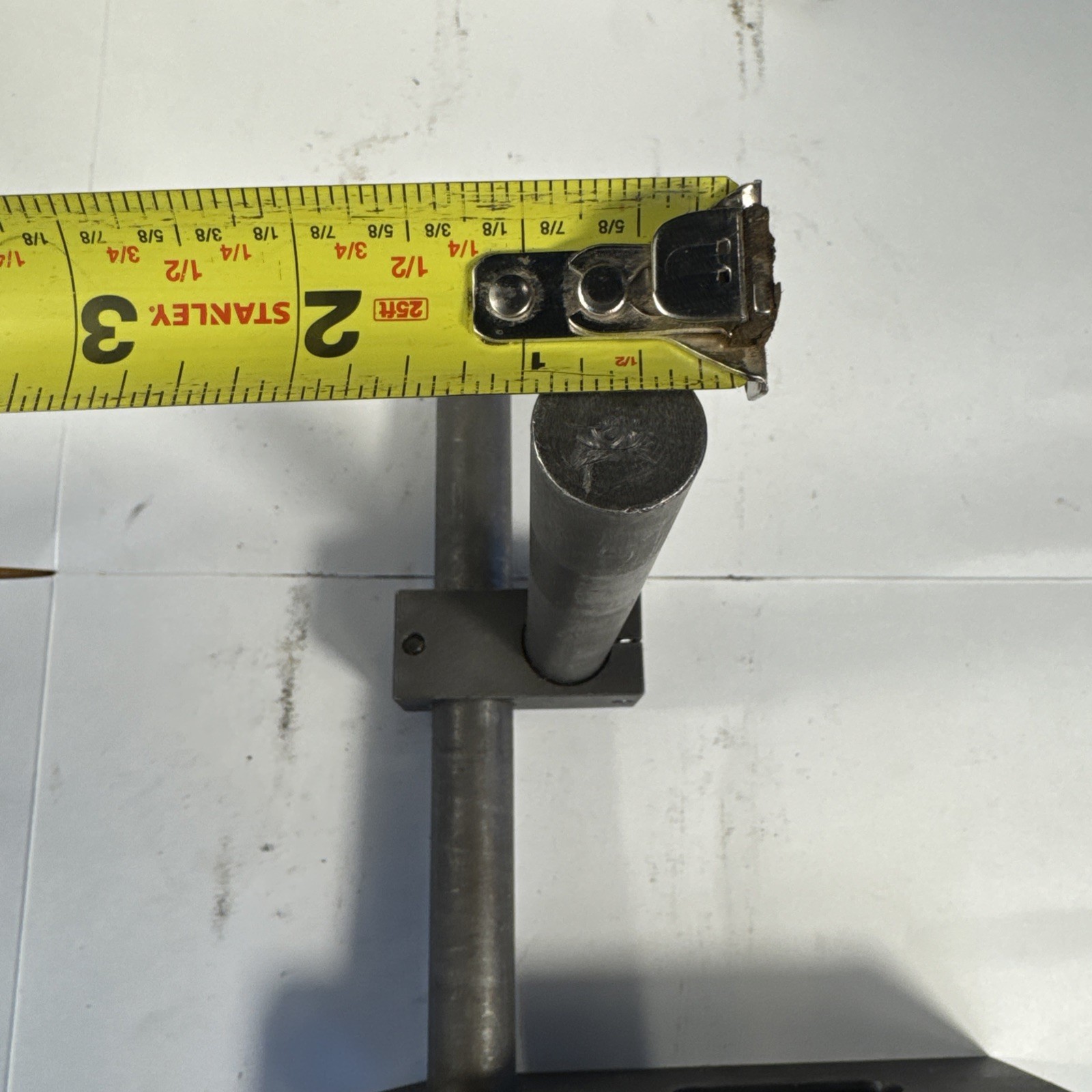 Adjustable Mill Stop with Slotted Clamp 8” Height -Hardened Steel -Heavy Duty