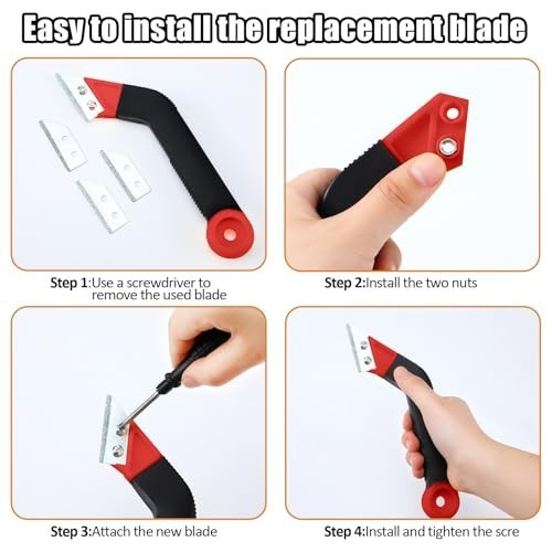 11 Pcs Grout Float Set - Rubber Float, 6 Sponges, Angled Tile Saw & Removal Tool