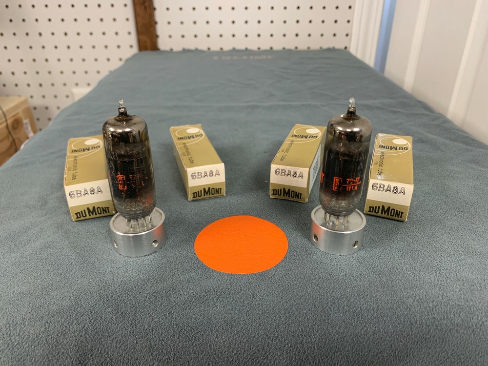 4x Dumont 6BA8A Triode Pentode Tubes - Amplitrex Tested