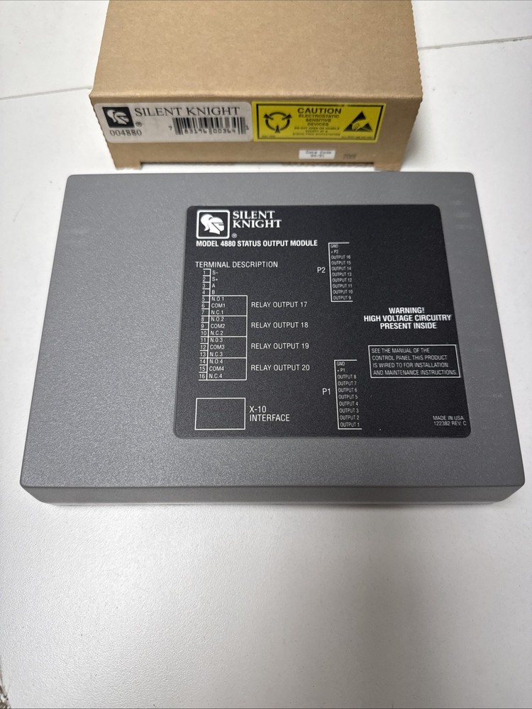 Silent Knight Model 4880 Status Output Module
