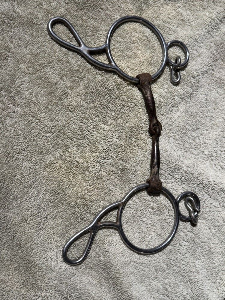 Sliding Gag Copper Mouth Snaffle - 5"