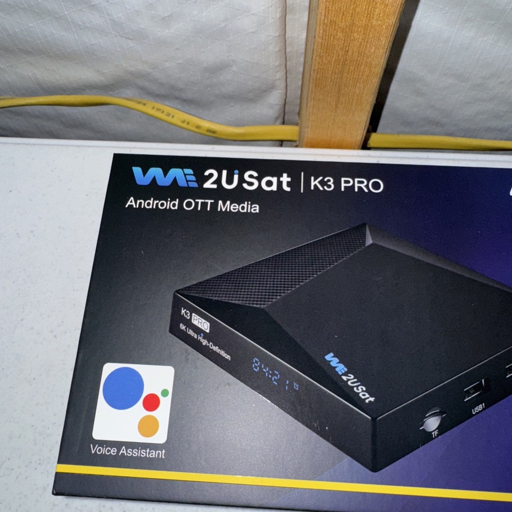 We2USat K3 PRO Android TV 6K (UNTESTED!)