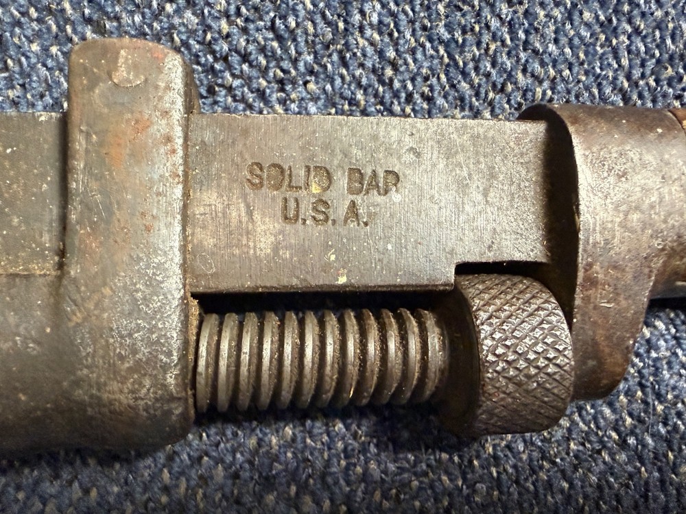 WOODEN HANDLE PIPE WRENCHES - 2 ARE COES