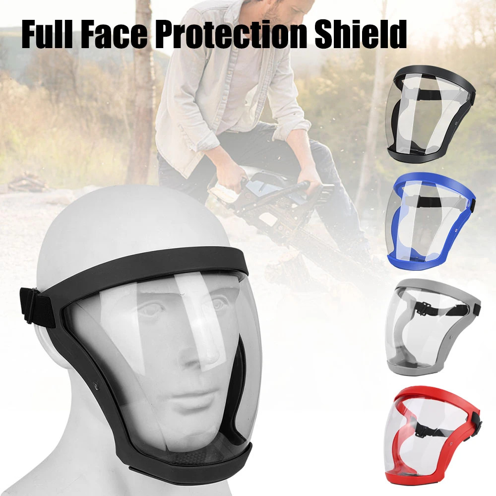 Full Face Shield Protection Mask Oil-splash Proof PC Material Certified