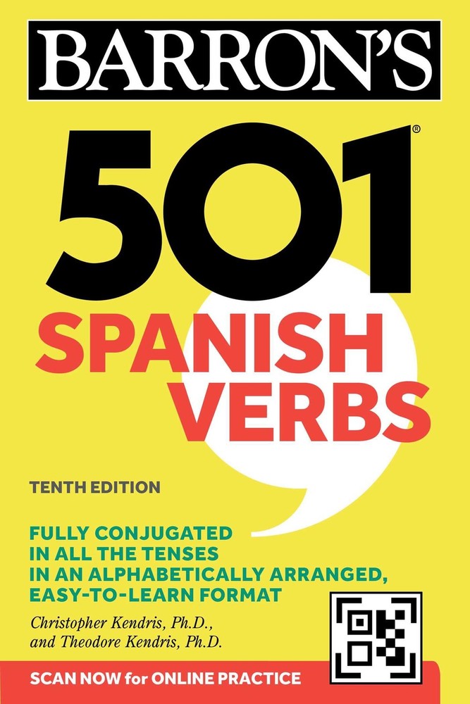 501 Spanish Verbs, Tenth Edition Paperback or Softback