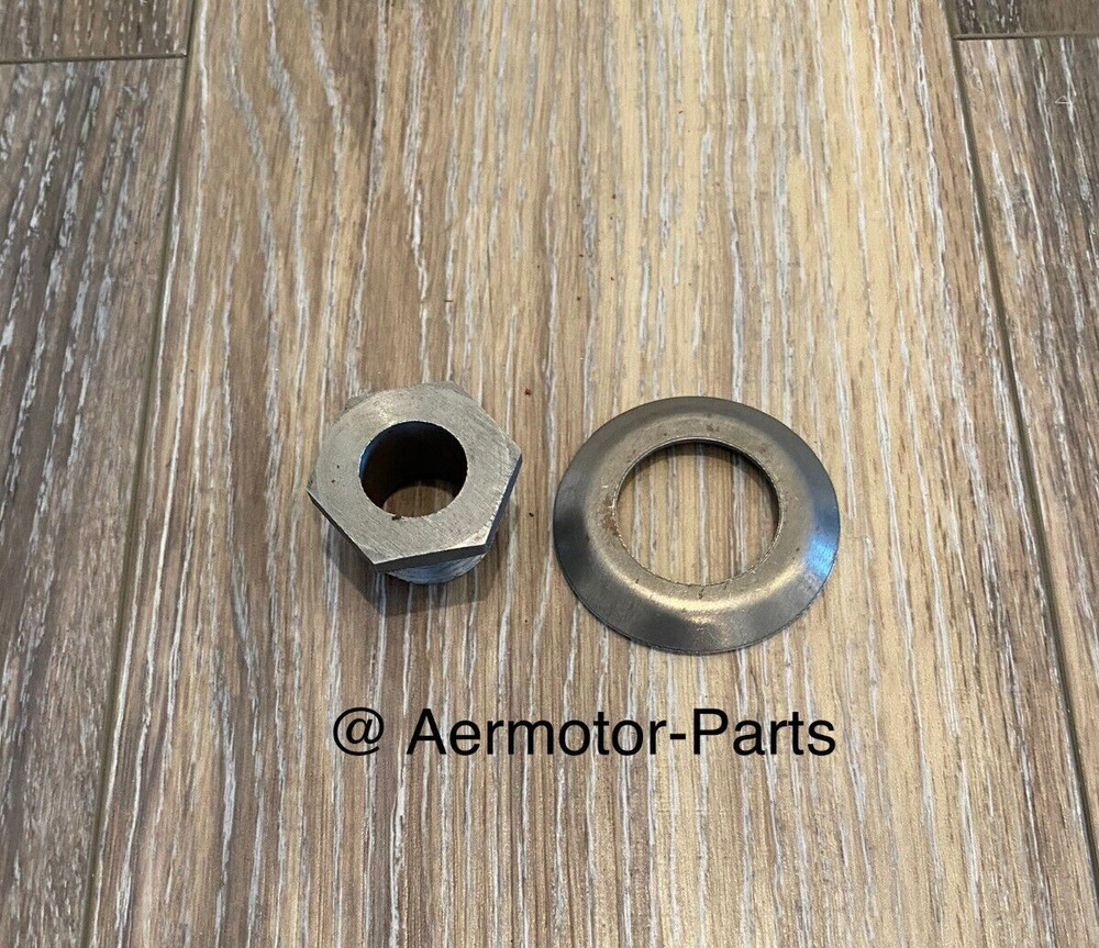 Aermotor B578 B579 Mast Pipe Nut and Lock Washer 10ft Windmill