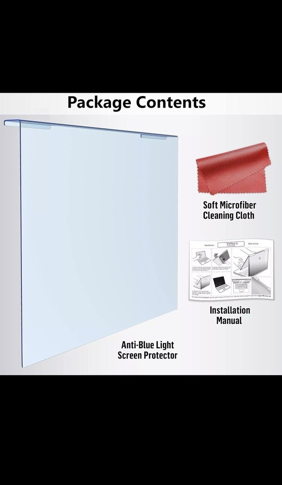 Blue Light Blocking Screen Protector Panel For 15.6 Inch Diagonal Led PC Laptop