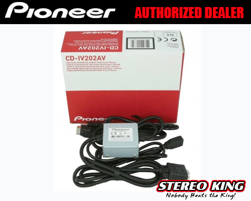 New PIONEER CDIV202AV iPhone App VGA Interface Cable Kit iPhone5-2013