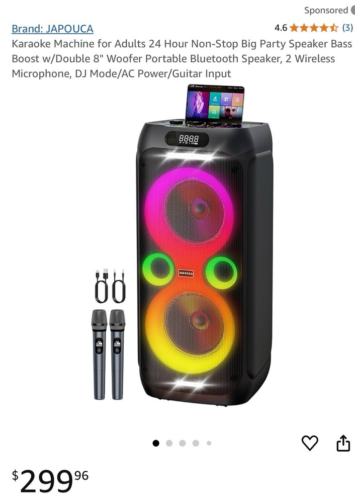 JAPOUCA karaoke machine