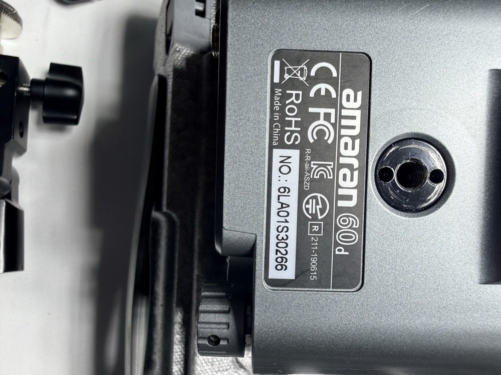 amaran 60d Continuous Lighting Gray Unit Reflector Power Adapter Mount Case