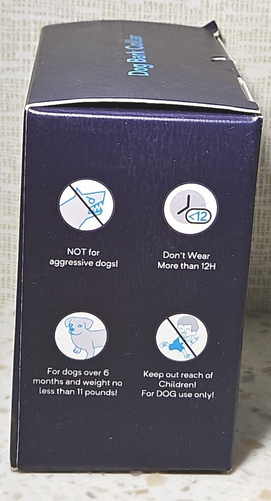 Dog Bark Collar 2 in 1 Separate & Multiple Customized Beep Vibration Shock Mode