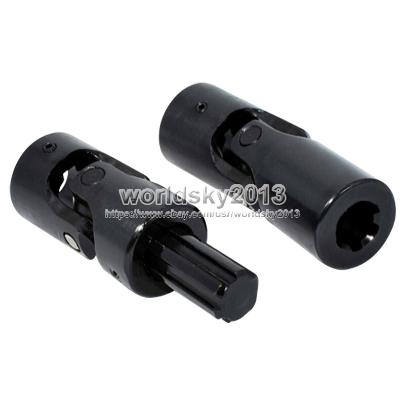 1x Scalable Three-section Universal Joint Coupling Shaft Motor Connector Coupler