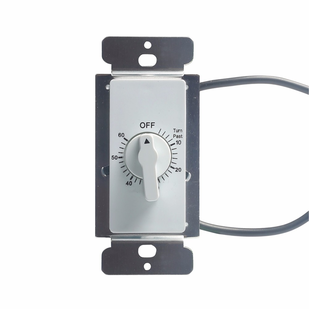 BN-LINK Heavy Duty 60-Minute In-Wall Spring Loaded Countdown Timer, Mechanical