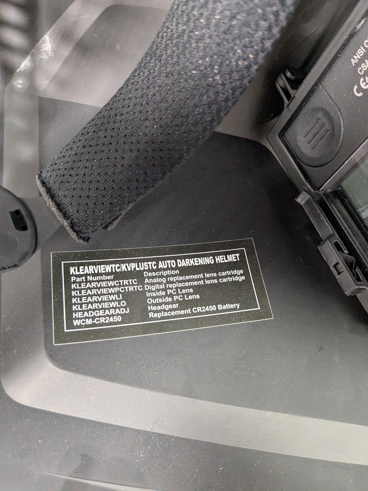 Weldcote Welding Helmet - Model XA-5001D - KLEARVIEWPLUSTC