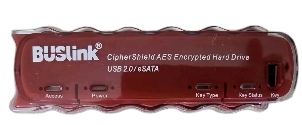 Buslink ClipherShield AES Encrypted Hard Drive USB/eSATA
