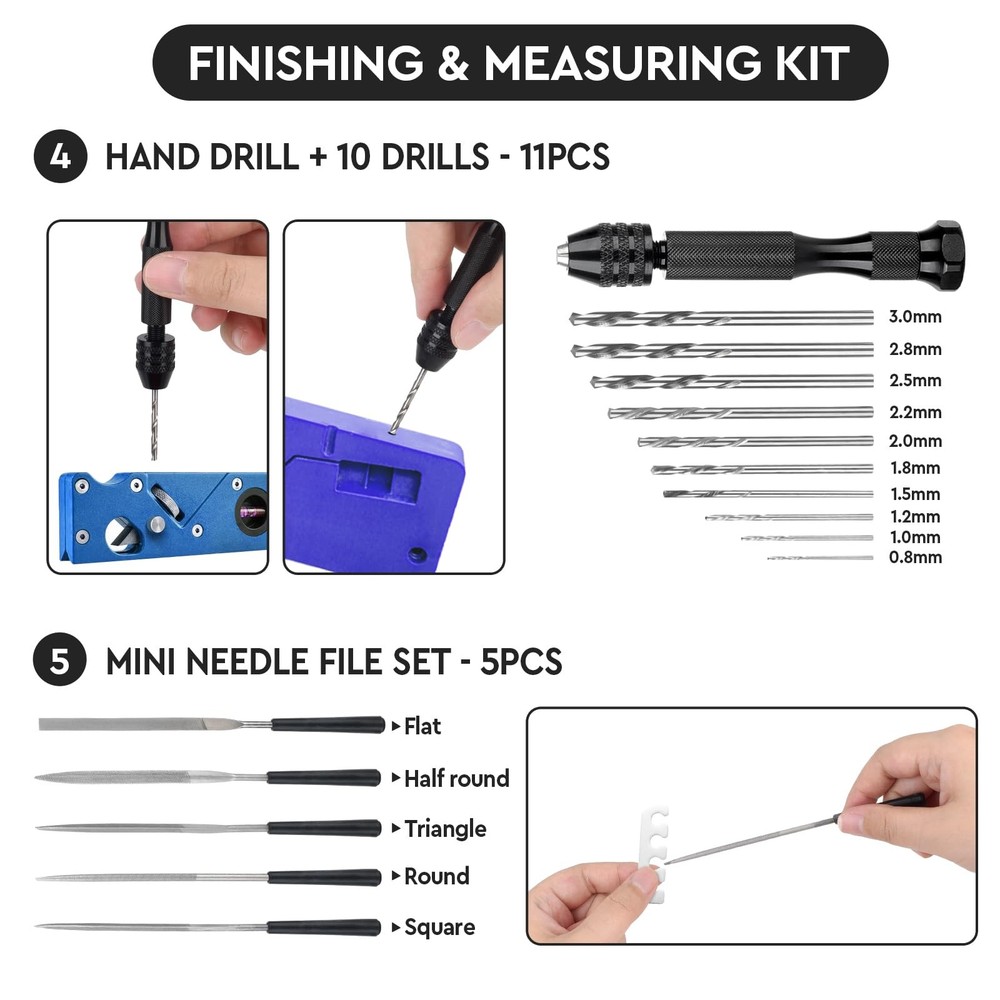 3D Printer Tools Kit Essential, Printing Kit, Black