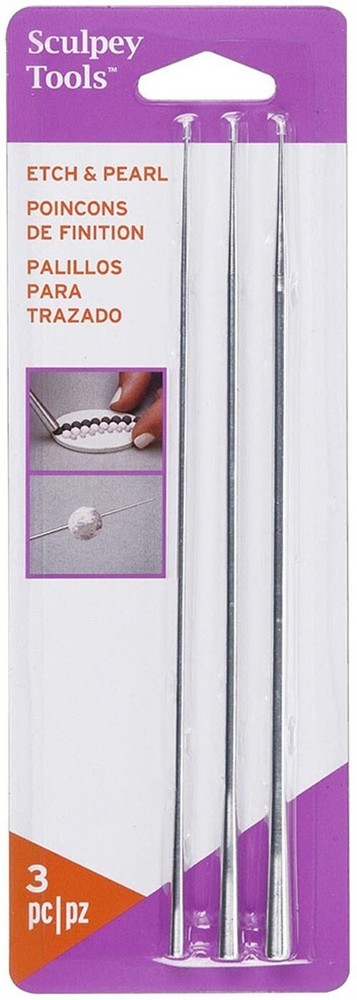 Sculpey Etch 'n Pearls 3/Pkg- - 3 Pack