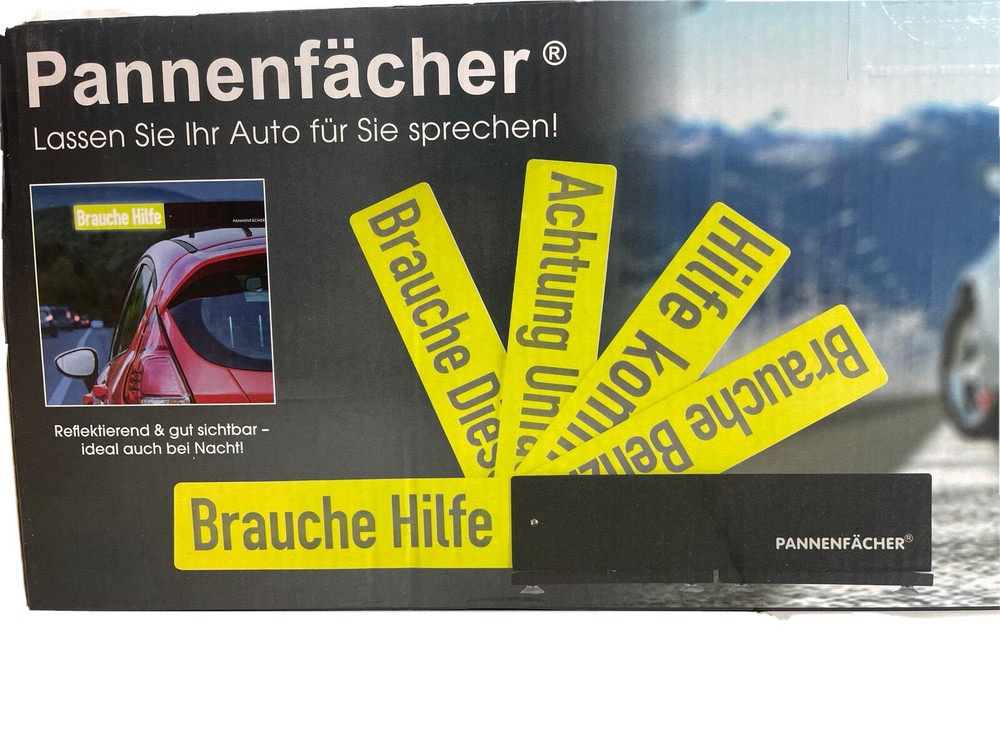 Breakdown Compartments Warning Triangle Supplement Car Breakdown 5 Different Warnings