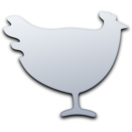 Hen Chicken Shaped Acrylic Mirrors (Several Sizes Available)