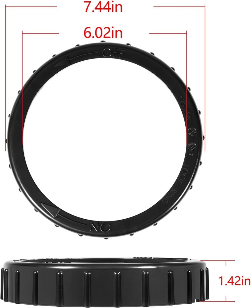 Replacement R172214 Lock Ring Leak-Proof Ring for Dynamic Series Pool/Spa Filter