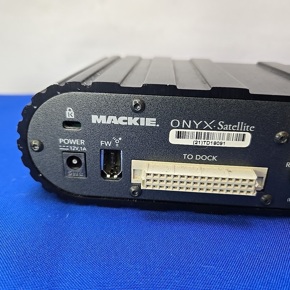 Mackie Onyx Satellite Firewire Recording Interface NO Adapter TESTED