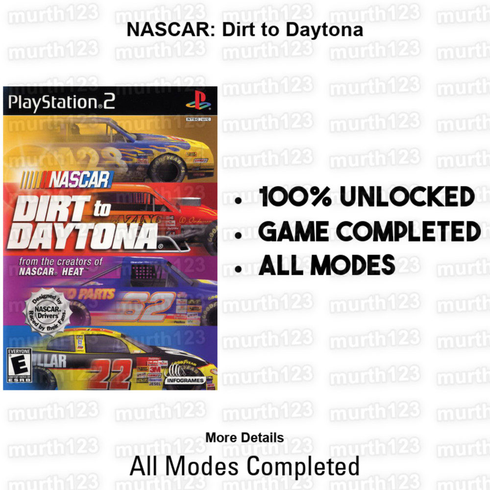 NASCAR Racing PS2 Save Files