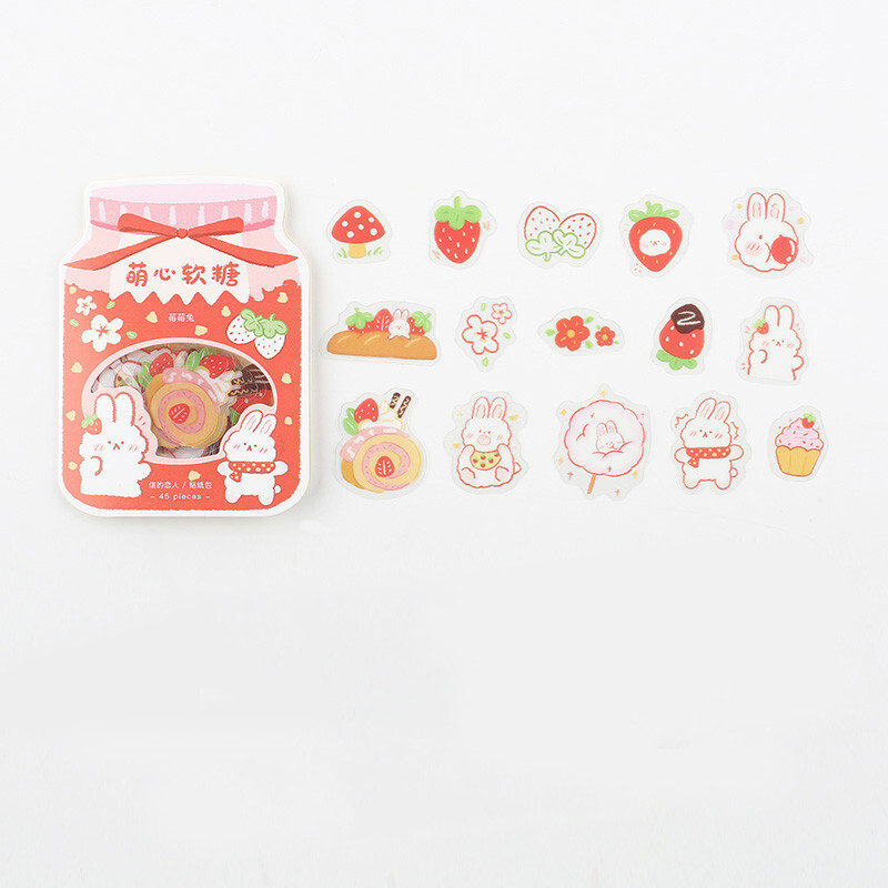 Transparent sticker package