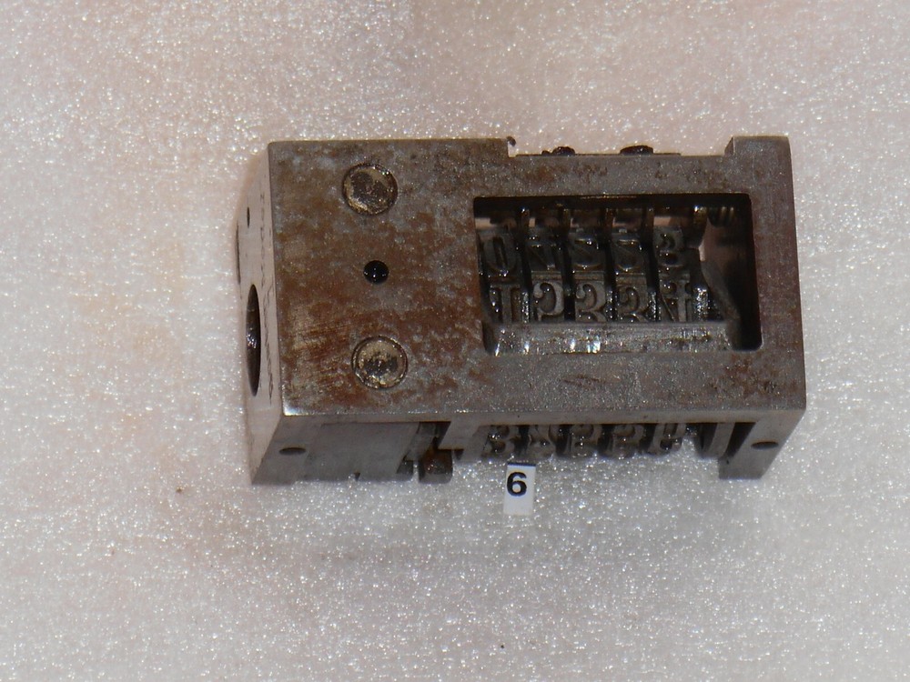 BOSTON | Reverse letterpress numbering machine | 6