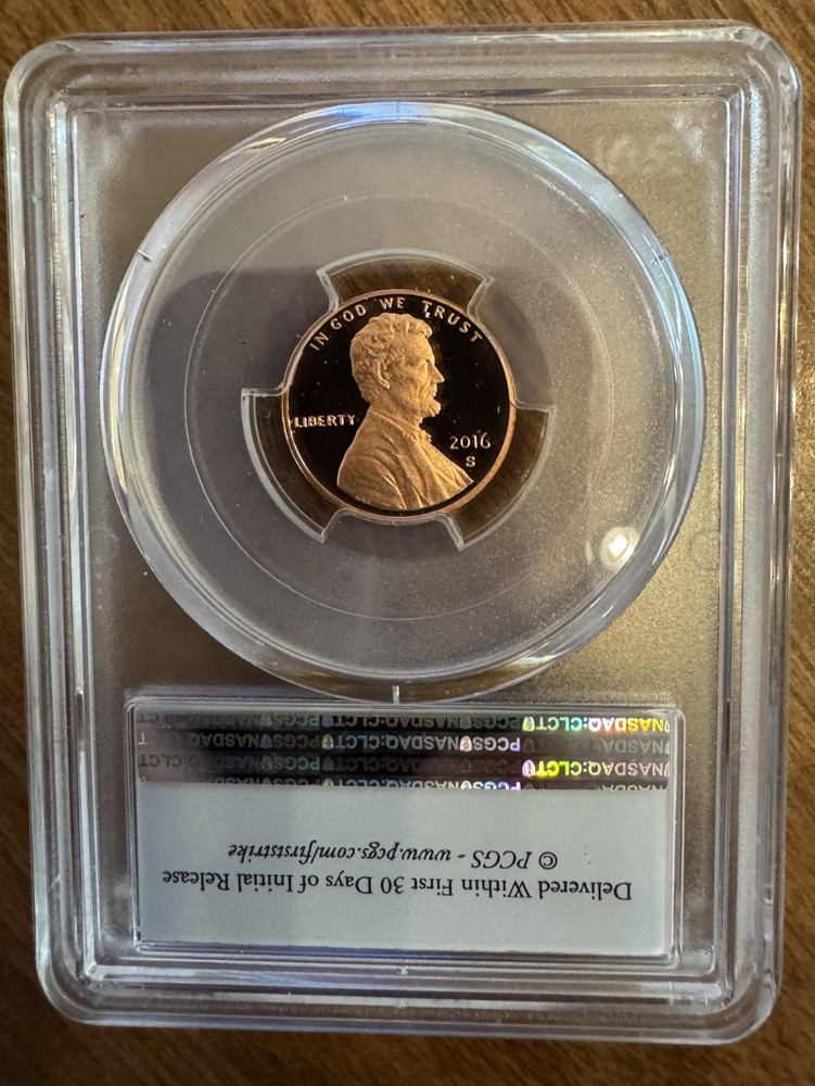 2016-S Proof Lincoln Cent-Shield- PCGS PR69 RD DCAM First Strike