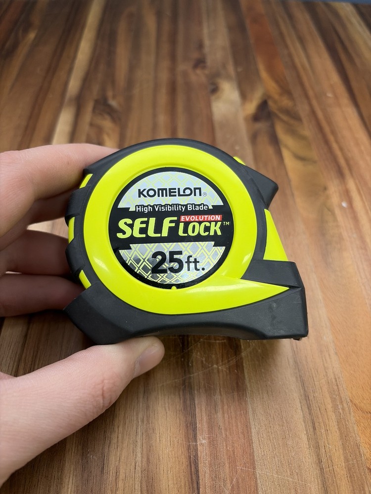 Komelon Self Lock Evolution 25 ft High Visibility Tape Measure