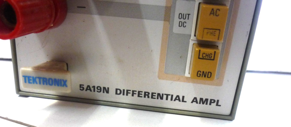 Tektronix 5A19N Differential Amplifier Plug in Unit