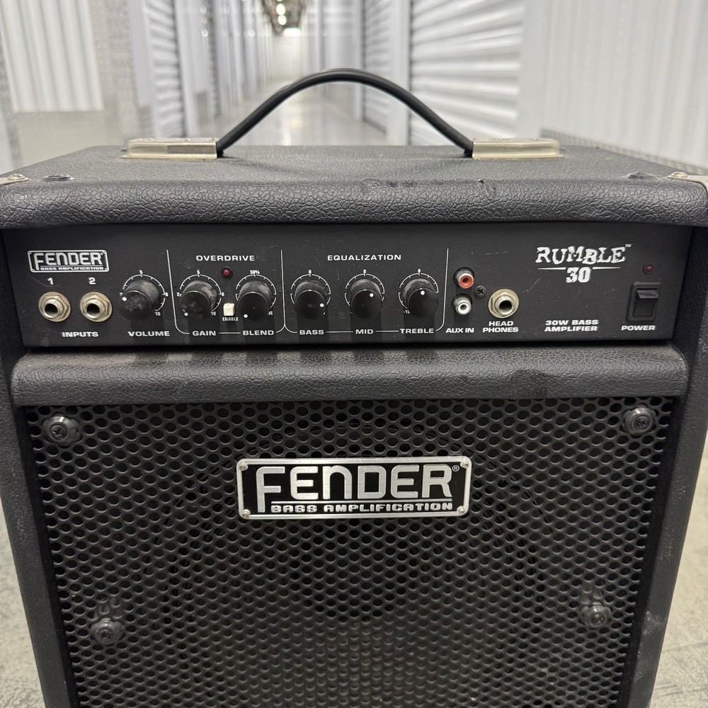 Fender 30W Bass Amplifier Rumble 30 - Tested & Working