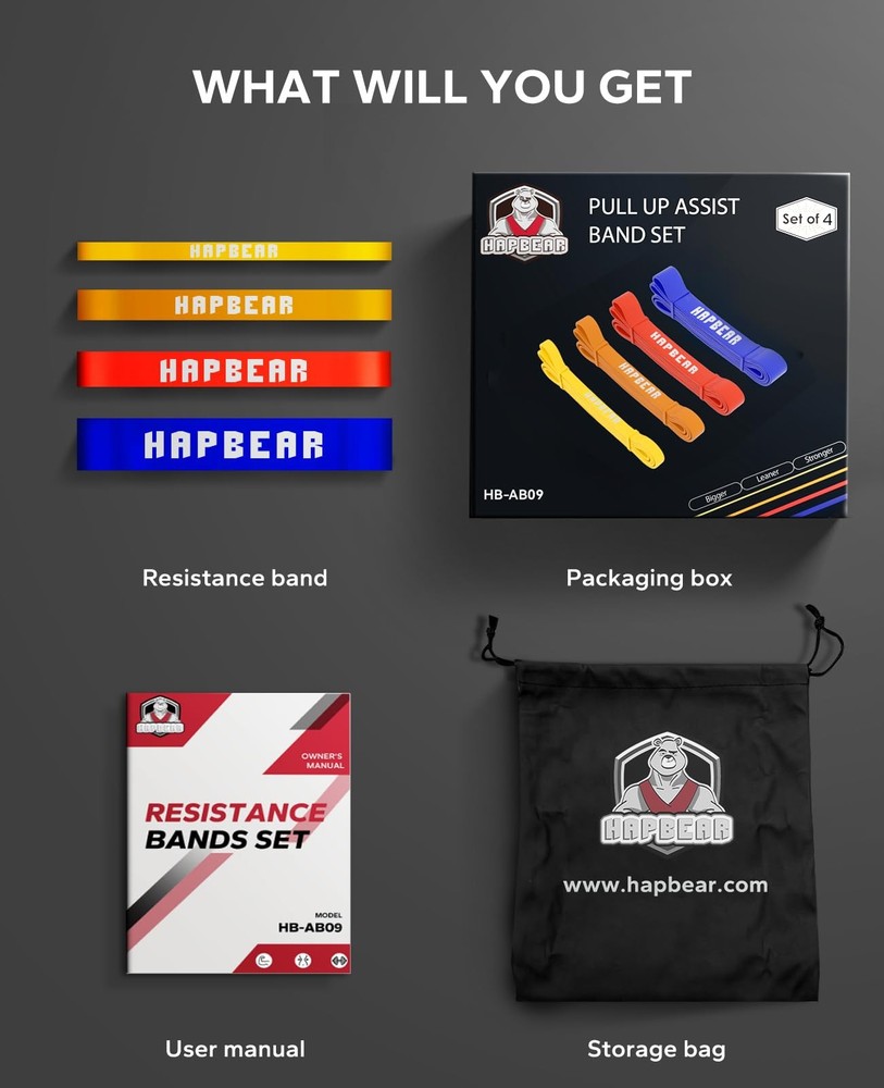 Pull Up Assistance Bands - Pull Up Bands - Resistance Bands - Exercise Bands ...