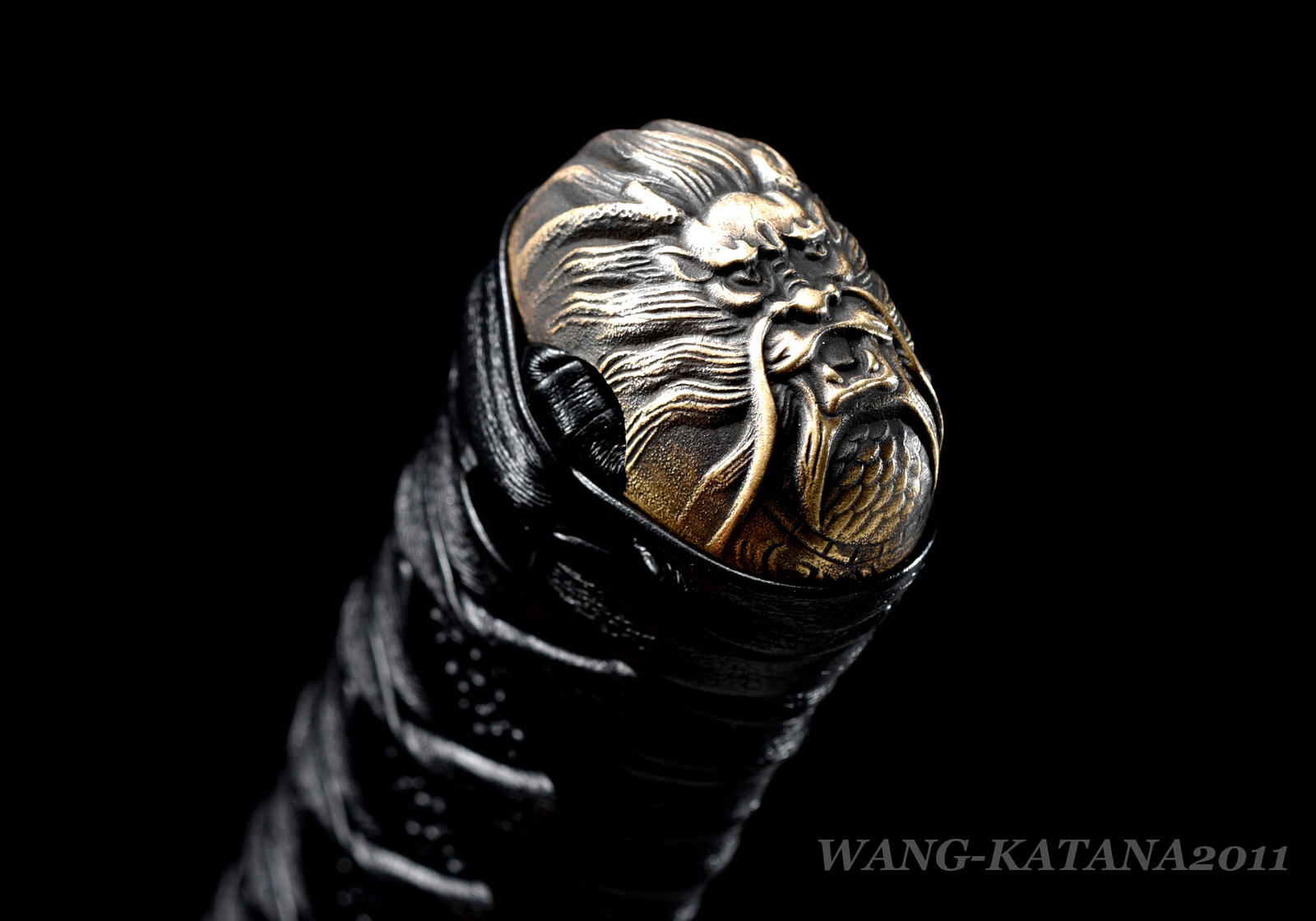 Sharp Dragon Katana Red&Blue Damascus Folded 1095 Steel Japanese Samurai Sword