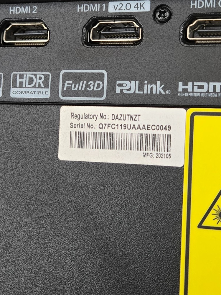 Laser Projector Optoma ZU720T 4K Used