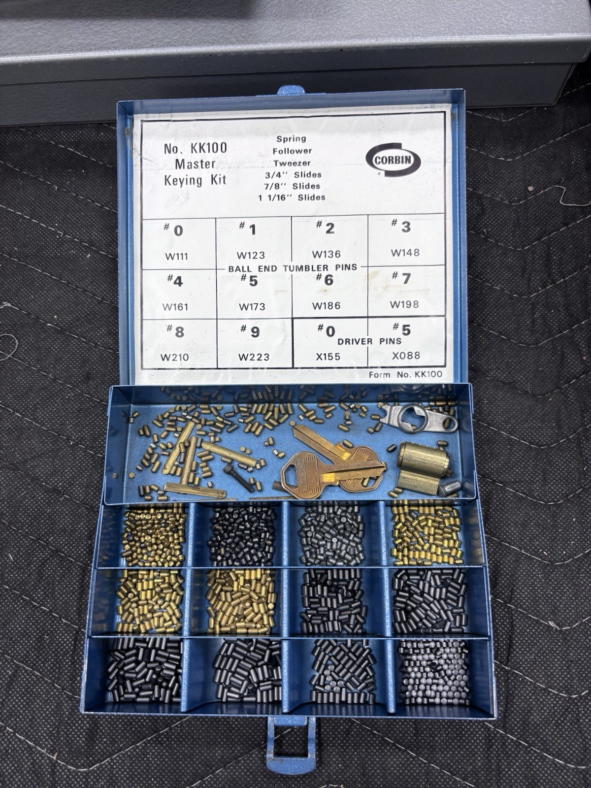 Corbin Keying Kit Model No. KK100