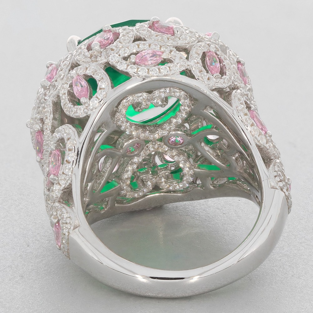 Sterling Silver Semi Mount Ring Setting Round RD 13X13mm