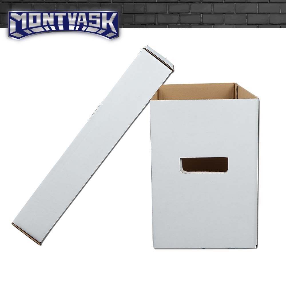 10Pcs Comic Books Storage Boxes Short Holds 150-175 Stackable Durable Archive US