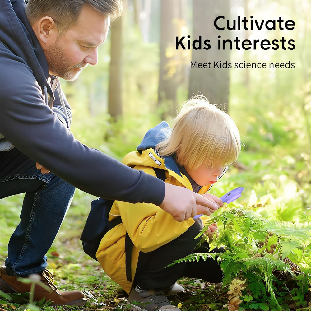 Microscope for Kids - Mini Pocket Handheld Microscope for Toddlers-Stem Educatio